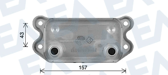 Oil Cooler, engine oil (37G78010)