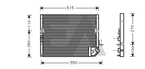 Condenser, air conditioning (30C71003)