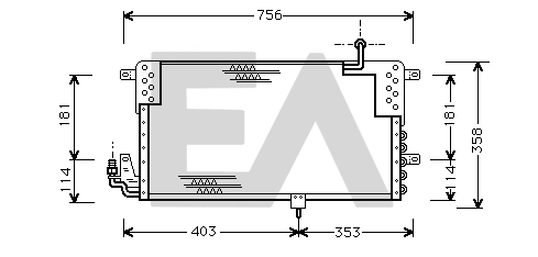 Condenser, air conditioning (30C77003)