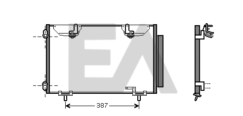 Condenser, air conditioning (30C71038)