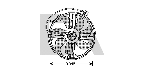 Fan, engine cooling (33V77010)