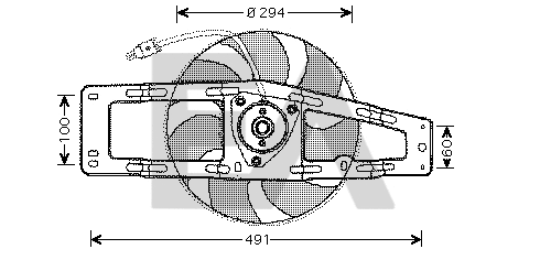 Fan, engine cooling (33V60013)