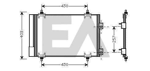 Condenser, air conditioning (30C10020)