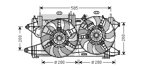 Fan, engine cooling (33V25064)