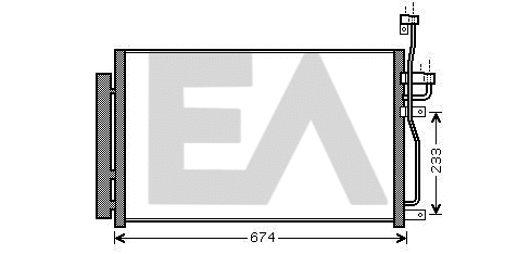 Condenser, air conditioning (30C54023)