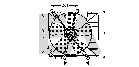 Fan, engine cooling (33V71002)