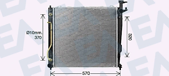 Radiator, engine cooling (31R36096)