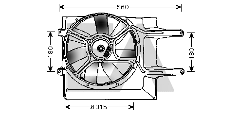 Fan, engine cooling (33V77007)