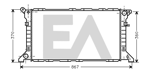 Radiator, engine cooling (31R22059)