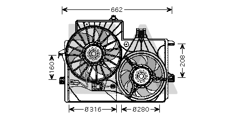 Fan, engine cooling (33V54028)
