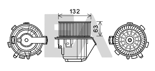 Electric Motor, interior blower (42A10010)