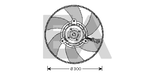 Fan, engine cooling (33V77015)