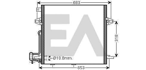 Condenser, air conditioning (30C50024)