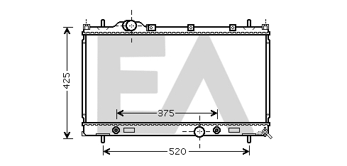 Radiator, engine cooling (31R12023)