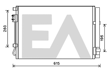 Condenser, air conditioning (30C28039)