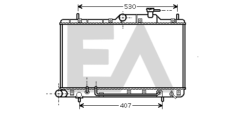 Radiator, engine cooling (31R28126)