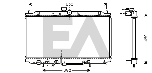 Radiator, engine cooling (31R51041)