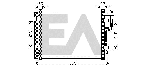 Condenser, air conditioning (30C28032)