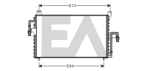 Condenser, air conditioning (30C22004)