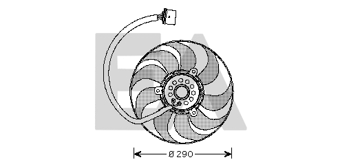 Fan, engine cooling (33V77016)