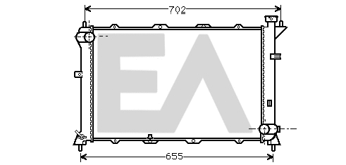 Radiator, engine cooling (31R28005)