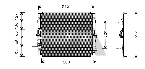 Condenser, air conditioning (30C71019)