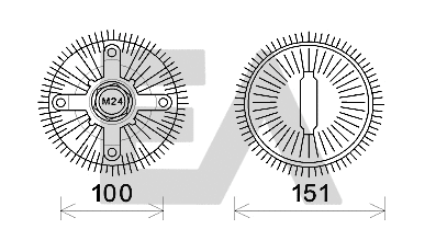Fan Wheel, engine cooling (35C22D04)
