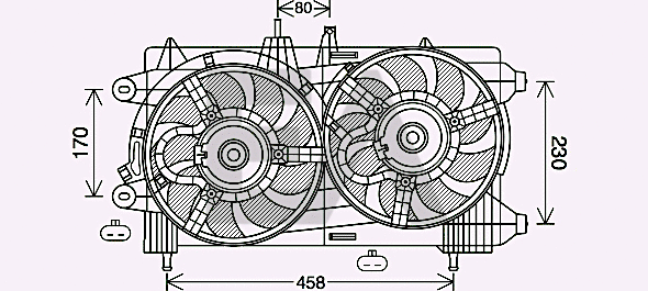 Fan, engine cooling (33V40003)