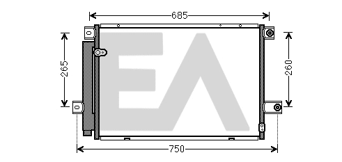 Condenser, air conditioning (30C71105)