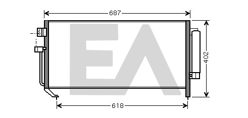 Condenser, air conditioning (30C68010)