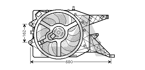 Fan, engine cooling (33V54014)
