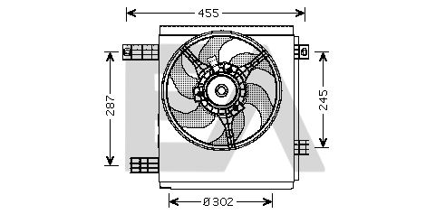 Fan, engine cooling (33V44001)