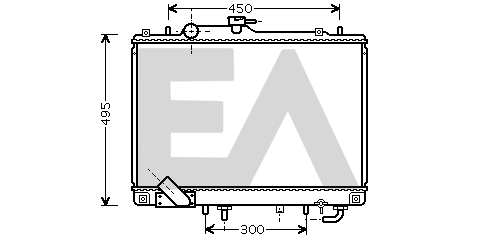 Radiator, engine cooling (31R51072)