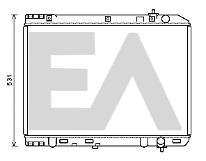 Radiator, engine cooling (31R36064)