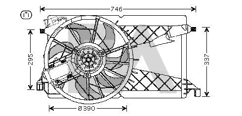 Fan, engine cooling (33V52028)