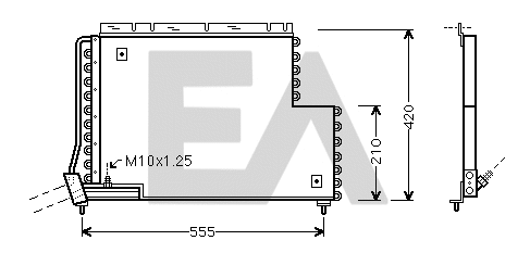 Condenser, air conditioning (30C78009)