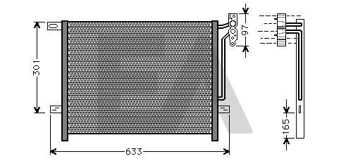 Condenser, air conditioning (30C07028)