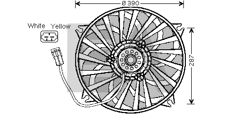 Fan, engine cooling (33V10011)