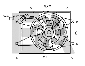 Fan, engine cooling (33V36023)