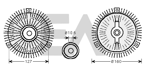 Fan Wheel, engine cooling (35C50D20)