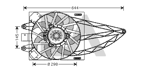 Fan, engine cooling (33V25022)