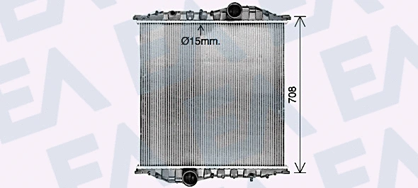 Radiator, engine cooling (31R45085)