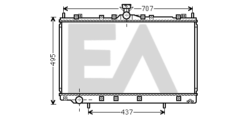 Radiator, engine cooling (31R51110)