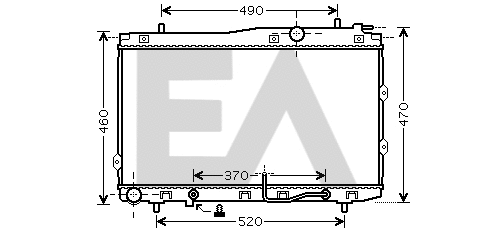 Radiator, engine cooling (31R36028)