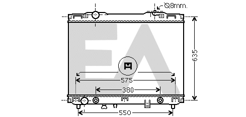 Radiator, engine cooling (31R36051)