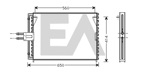 Condenser, air conditioning (30C60004)
