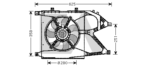 Fan, engine cooling (33V54017)