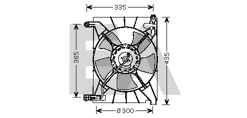 Fan, engine cooling (33V20011)