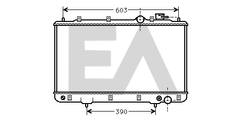 Radiator, engine cooling (31R28011)