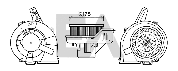 Electric Motor, interior blower (42A67002)